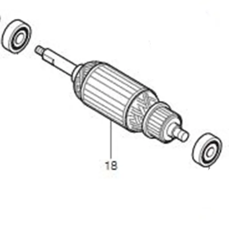 AC220-240V MAKITA 519155-5 ротор якорь электродвигателя для MUB100 MT400 ротора