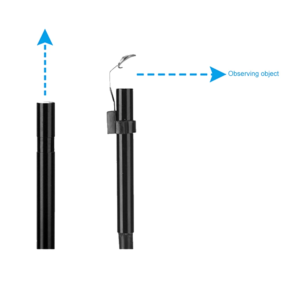 Long View Range Auto Wireless Borescope Semi Rigid Car Inspection Camera Endoscope HD WIFI Tool Rep