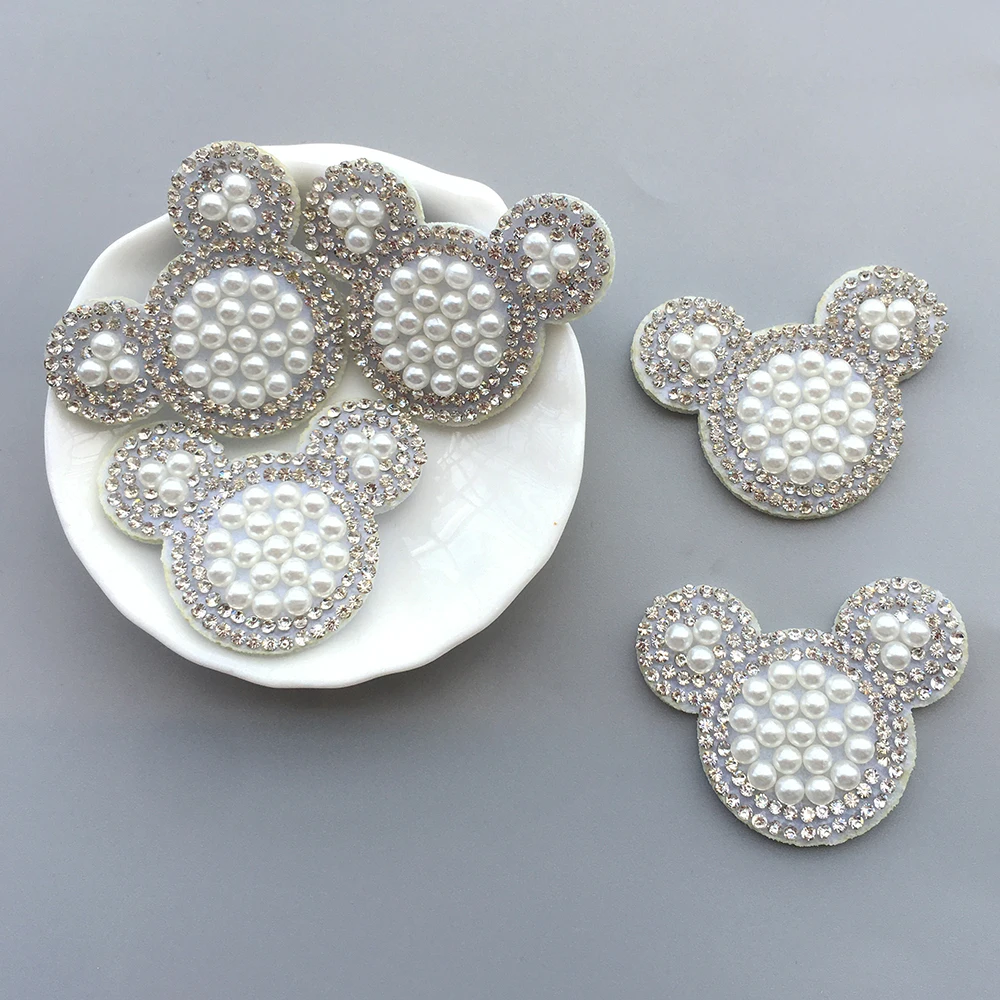15pcs Cat Padded Patches Rhinestone for DIY Clothing Accessories Handmade Headwear Bow Decor Appliques crafts materials jewelry making supplies sewing rhinestones craft supplies glass crystal rhinestones