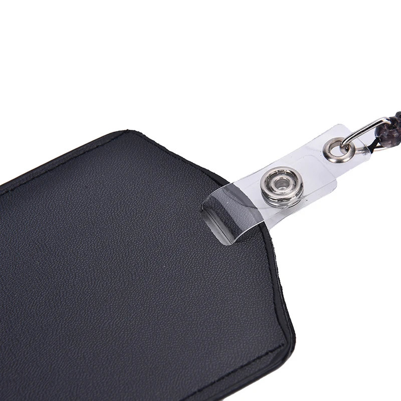 Bank Credit Card Holders PU Card ID Holders Identity Badge Retractable Reel