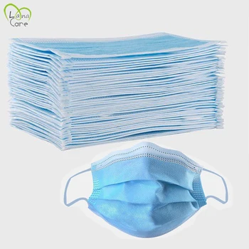 

10/50PCS Disposable Face Mouth Mask 3-Layers Dustproof Disposable Mask