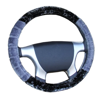 

Plush Car Truck Steering Wheel Cover For Diameters 36 38 40 42 45 47 50 CM 7 Sizes to Choose Warm Winter Auto Steering-Wheel