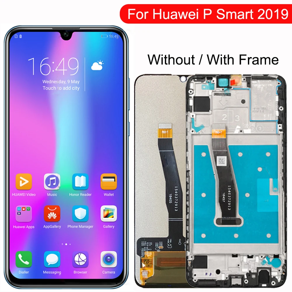 6,21 дюймовый ЖК-дисплей для huawei P Smart версия ЖК-дисплей+ сенсорный экран дигитайзер монтаж ЖК Ersetzen POT-LX1 L21