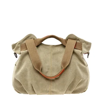 

Women's shoulder bag messenger bag classic new canvas simple women's portable fashion canvas shoulder bag Korean version wild