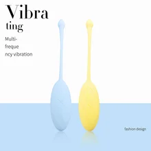 Vibrating Egg with Wireless Remote Control Silicone Usb Rechargeable Bullet Vibrator 10 Speed G-spot Massager Sex Toy for Woman