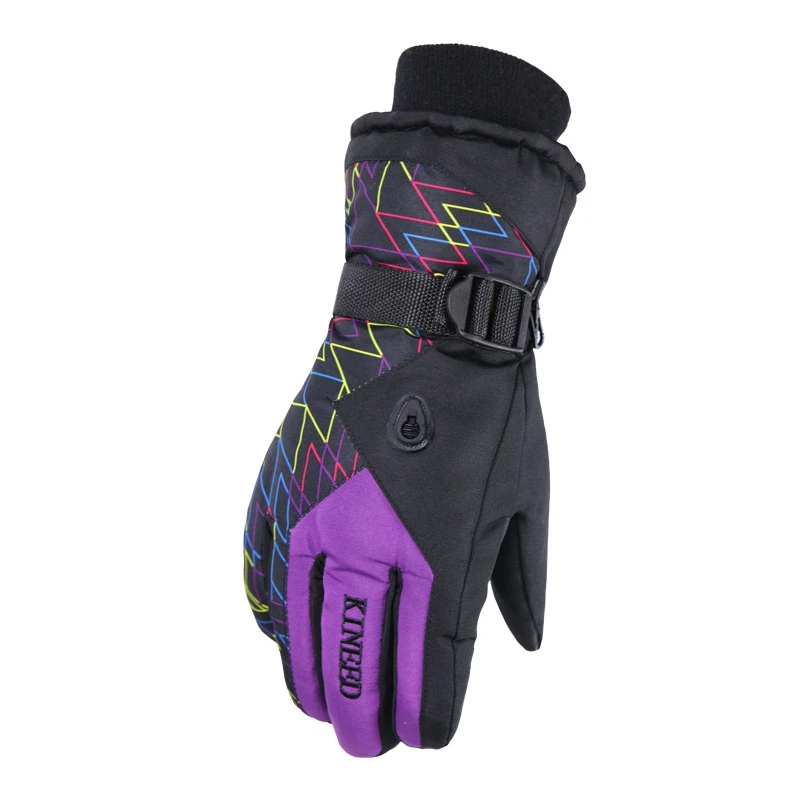 Men Ski Gloves Waterproof Winter Warm Gloves Unisex Windproof Snowmobile Snowboard Gloves Motorcycle Riding Snow Mitten