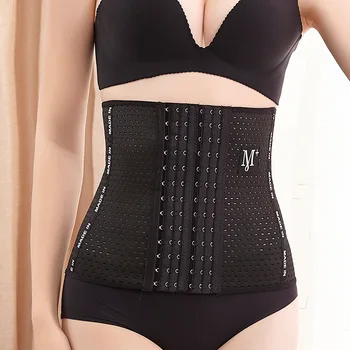 

2020 HOT Women Waist Cincher Slimming Belt Waist Trainer Corset For Weight Loss Body Shaper with Modeling Strap Tummy Control