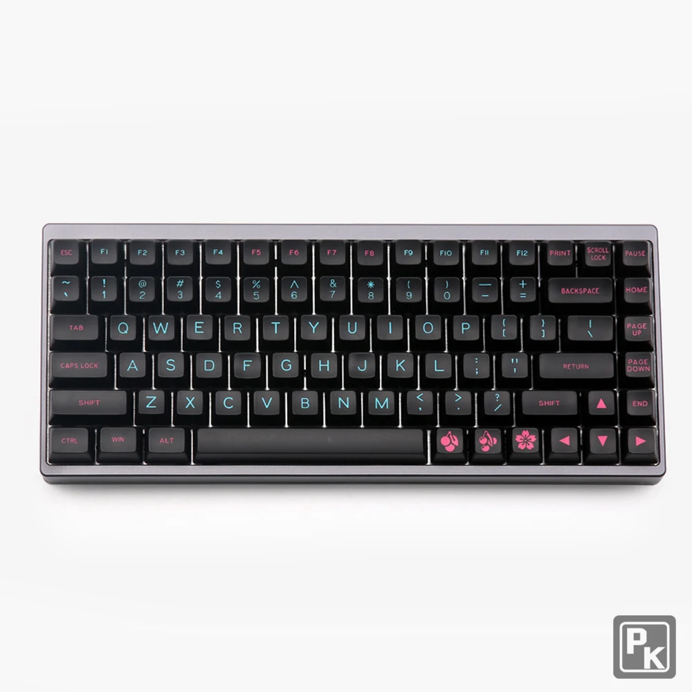 

MAXKEY Miami Night SA Profile keycap ABS material 127 key-caps For Mechanical Gaming Keyboard