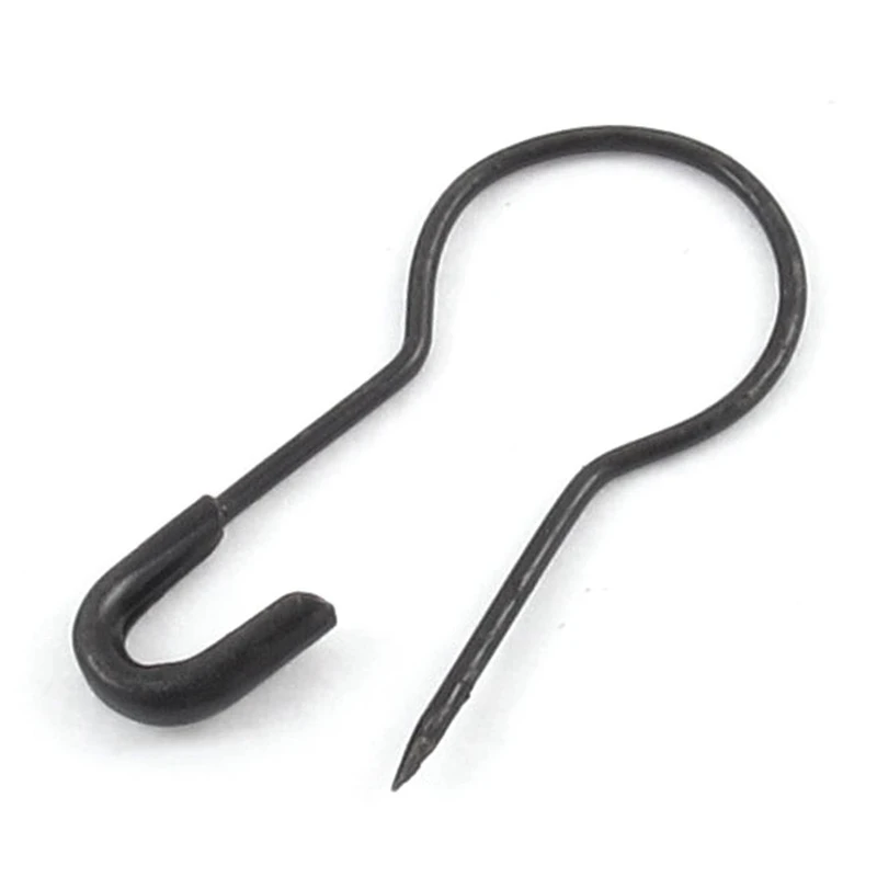 Новинка 100 штук металлическая форма маленького размера крючки calabash булавка безопасности черный