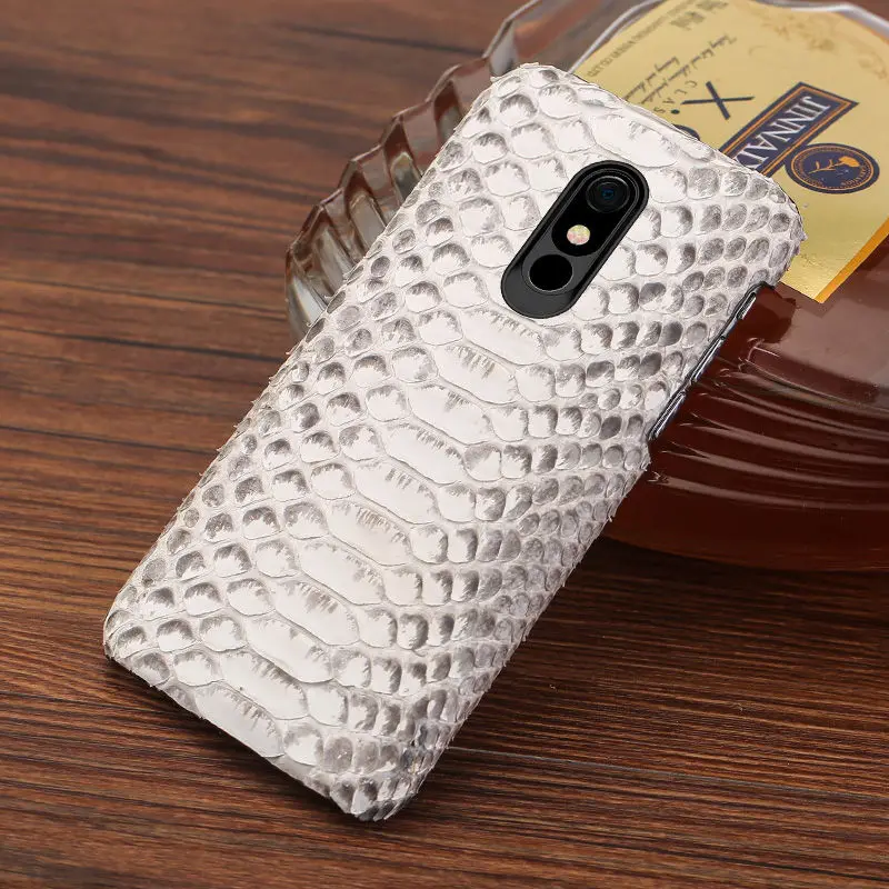 phone color Натуральная Snakeskins кожаный чехол для телефона для LG Stylo 5 чехлов Роскошные Чехлы для LG Stylo 4 V40 V50 G7 G8 ThinQ G8s ThinQ G6 G5 - Цвет: phone color