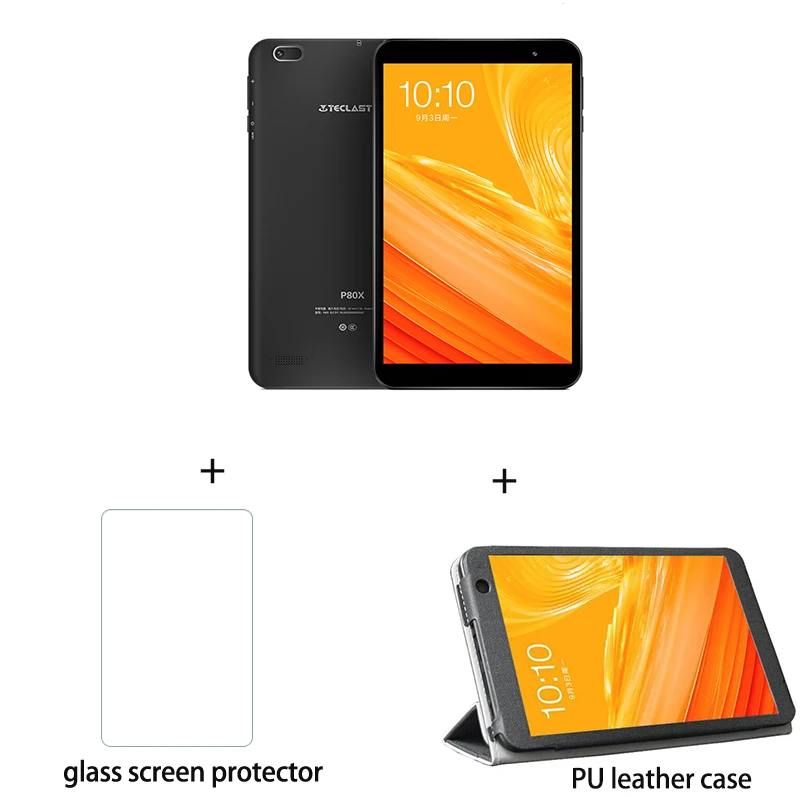 ad case ad gl Teclast P80X 4 GTablet Android 9,0 SC9863A IMG GX6250 8 дюймов 1280x800 ips Восьмиядерный 1,6 ГГц 2 Гб ram 16 Гб rom планшет с двойной камерой - Комплект: ad case ad gl