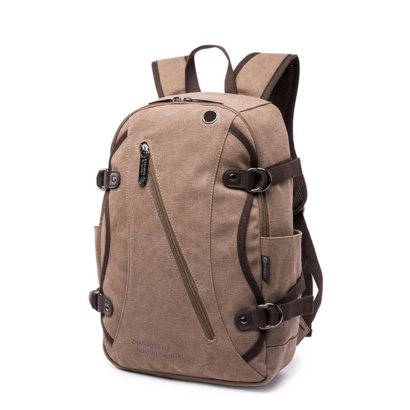 

Middle school student backpack retro canvas backpack 2019 new men's backpack casual computer backpack women