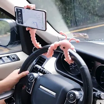 

2019 Phone Holder Stand 360 Tripod Lazy Caterpillar Phone Bracket Multifunction Flexible Desk Clip Mobile Phone Rack Accessories