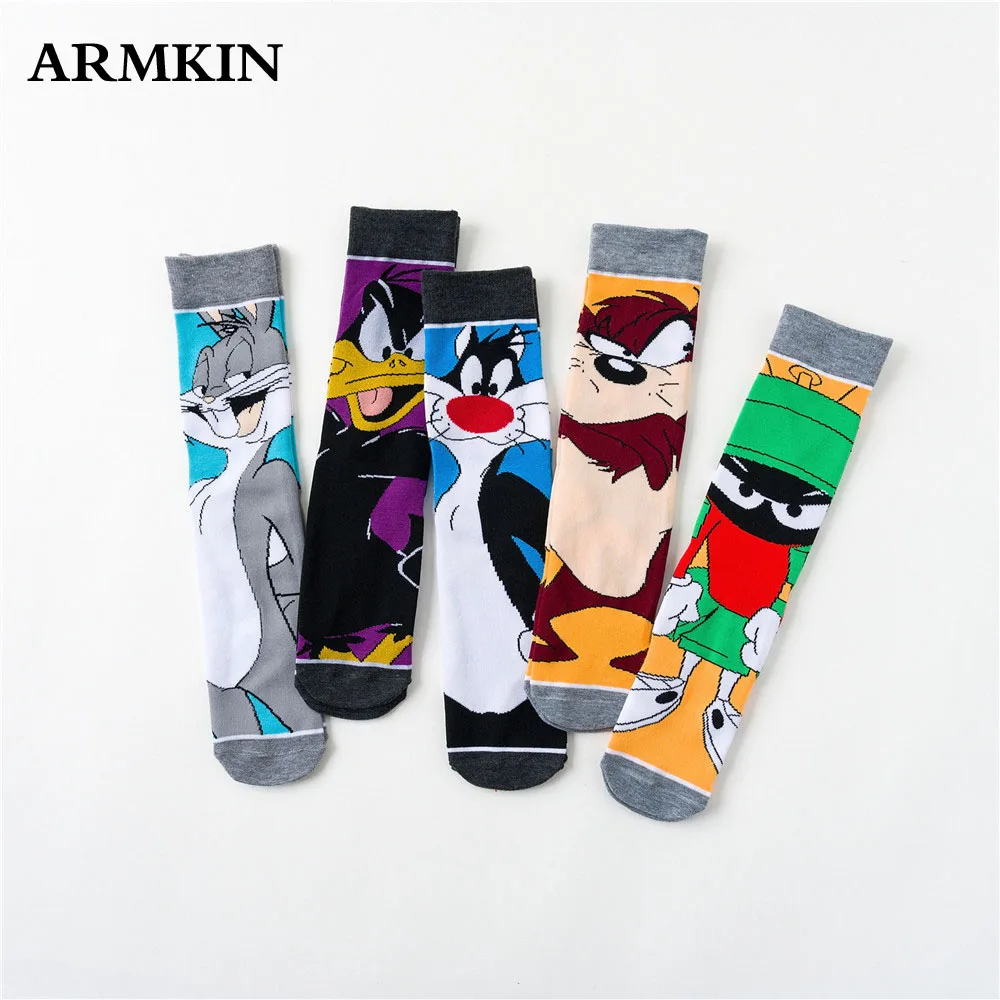 ARMKIN/3 пар/лот женские носки в Корейском стиле повседневные с мультяшным кроликом