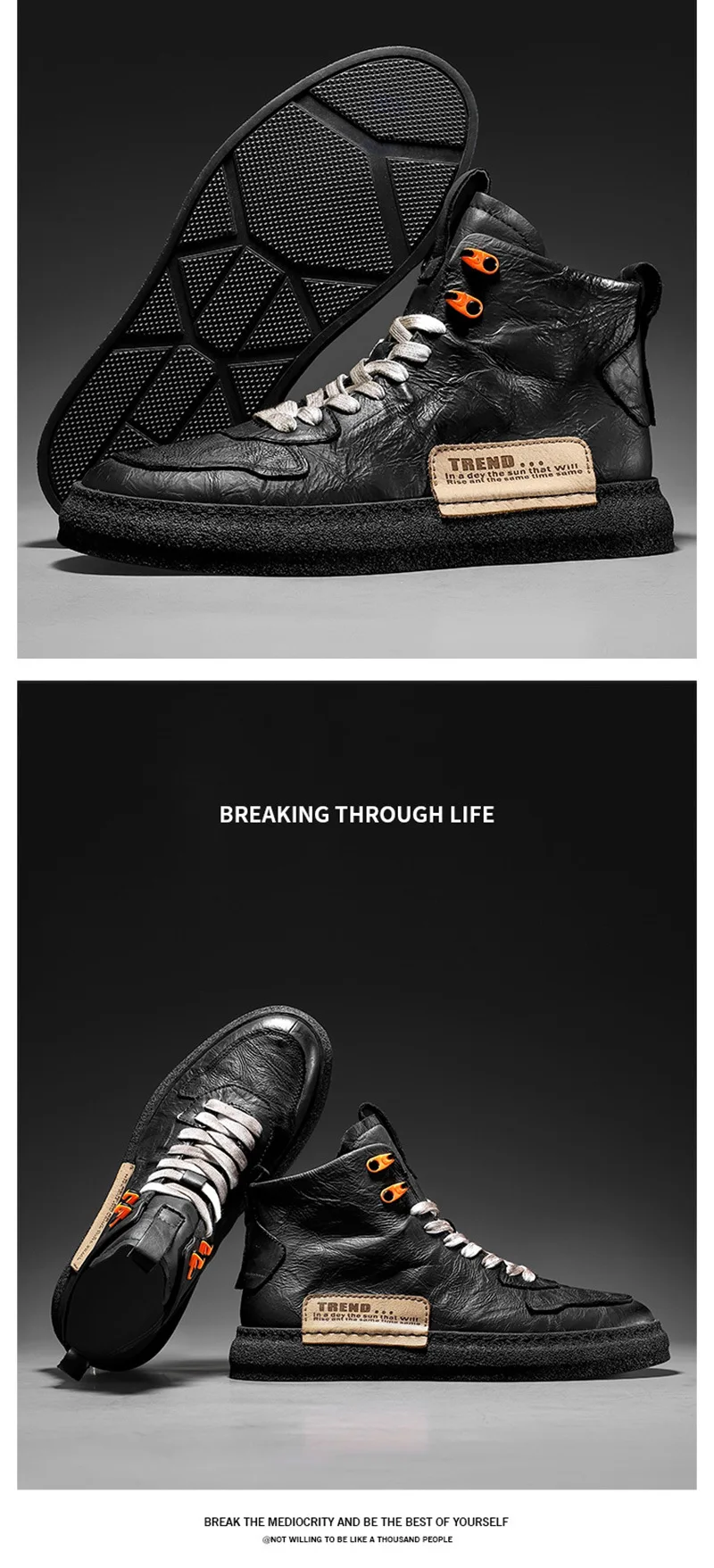 نیم بوت چرم طبیعی joker martin 15 undefined