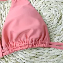 Топ!-бикини, купальники для женщин, пуш-ап, купальник, бандаж, бикини, набор, летний, пляжный, купальники, принт, розовый, S