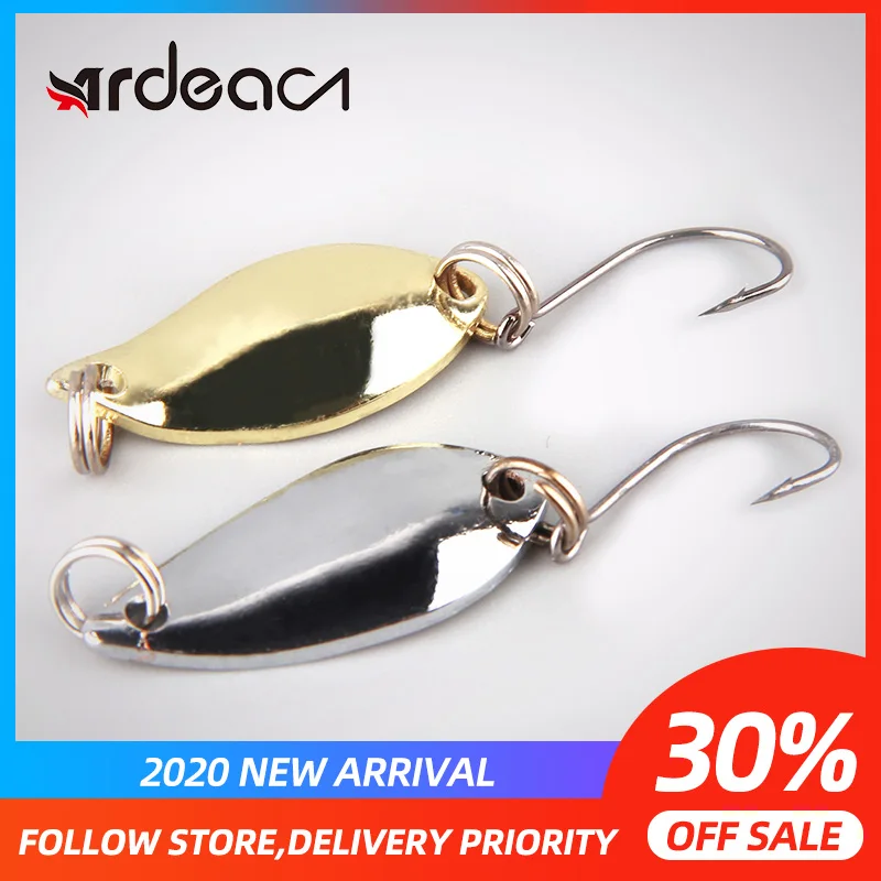 

ARDEA 3.5g trout spoons brass fishing spoons pesca micro metal lures area trout fishing ultralight Fishing tackle
