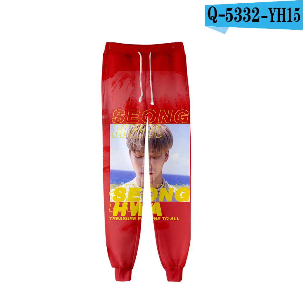 ATEEZ 3D штаны с рисунком высококачественные спортивные штаны лосины популярный тренд удобные повседневные штаны harajuku оригинального дизайна - Цвет: As shown