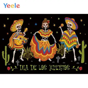 

Yeele Day of the Dead soul Miss Customized Party Decoration Cloth Photographic Background Photography Backdrops For Photo Studio