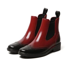 Модные женские резиновые туфли «Челси»; нескользящая водонепроницаемая обувь для взрослых; Водонепроницаемая Обувь «Bullock»; резиновая обувь; женские резиновые сапоги