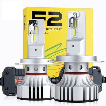 

F2 2PCS 72W 12000LM F2 H4 H7 H8 H11 h13 Car LED Headlights Bulb Fog Head Light H16 H3 9007 9005 9006 H1 880 Car LED Headlamp Kit