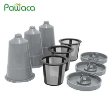 9 шт. 3 комплекта Многоразовые K фильтры для чашки кофейные капсулы из нержавеющей стали сеточный фильтр для кофе для Keurig дома пивоварения системы