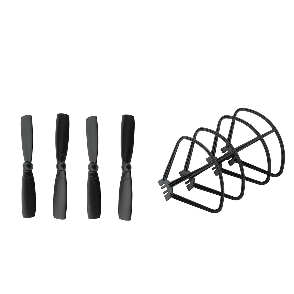 Propeller Blades Protector Guard Cage and Props for MJX B3 Mini Quadcopter - Black