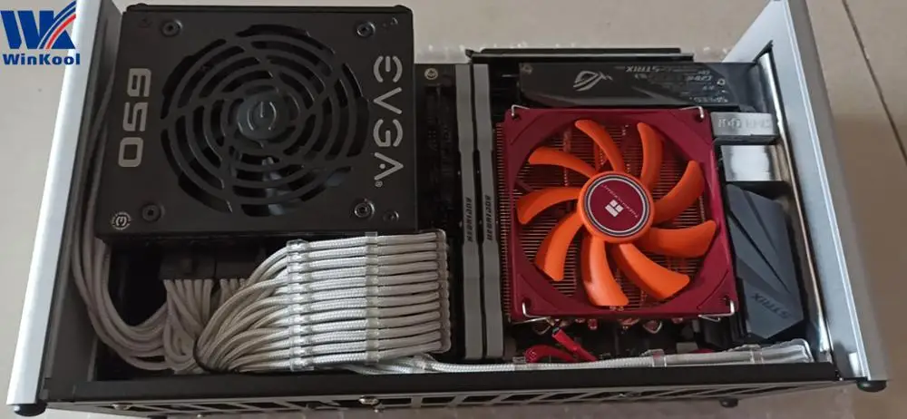 WinKool литье Хрустальный кабель расчески зажимы ATX 24Pin ЦП 8Pin PCI E 8P 6Pin втулка кабель|for