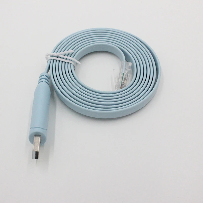 

For Cisco Serial Debugging Line Console Cable Connector Routers 1.8M USB to RJ45 Firewalls