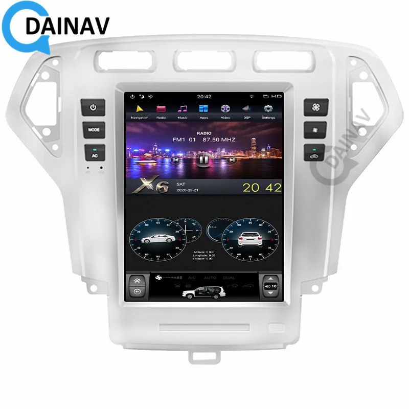 10 4 дюймов Android Автомагнитола для автомобиля-FORD mondeo fusion mk4 2007-2010 автомобильный