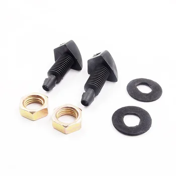 

2PCS Universal Windscreen Washer Jet Water Spray Nozzle Fit Vehicle Most Car New Hot