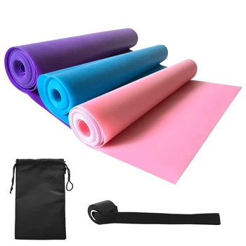 

3pcs Resistance Bands Set with Door Anchor and Carry Bag Elastic Exercise Workout Bands for Women Men Fitness Strength Training