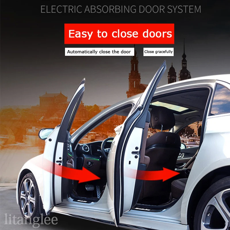 Автомобильная мягкая защелка для дверей Nissan Murano Z52, привод замка, электрическое всасывание, бесшумное приближение
