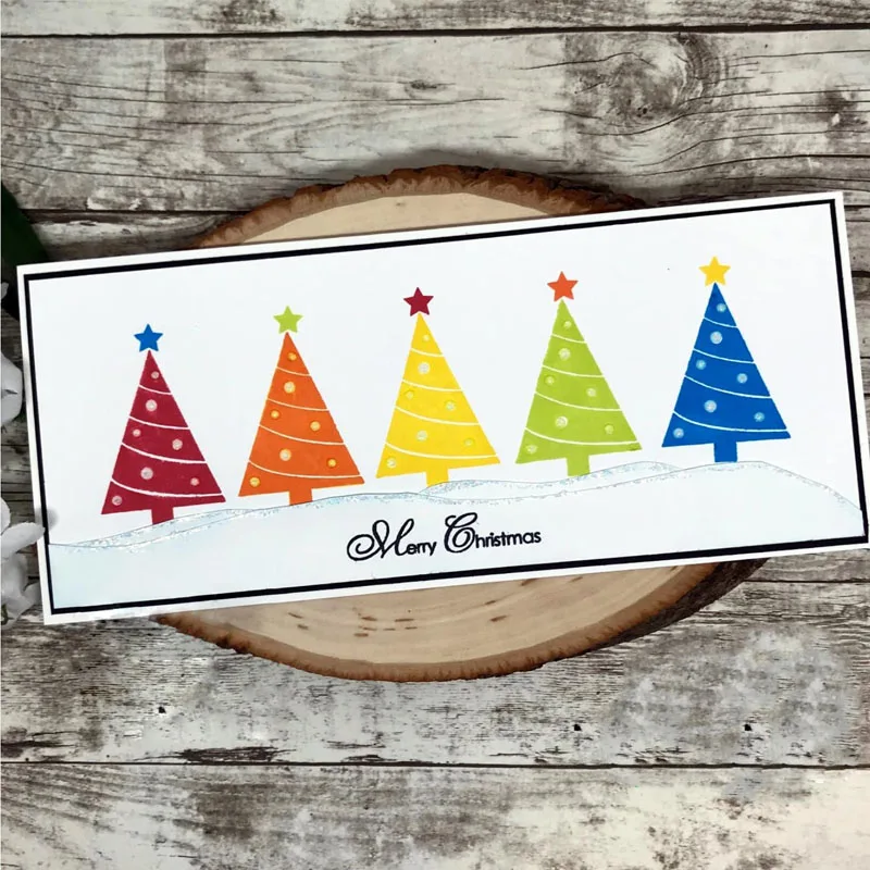 

The Peace Dove Christmas Tree Snowflake Sentences Clear Stamp DIY Card Album Making Scrapbooking Crafts Stencil New 2020