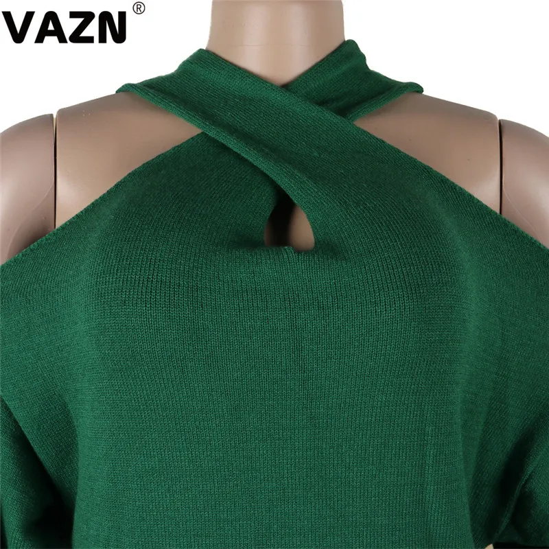 VAZN, новейший стиль, снижение возраста, сексуальный, неопрятный, свободный, модный, с открытыми плечами, полный рукав, дикий Джокер, женские свободные футболки