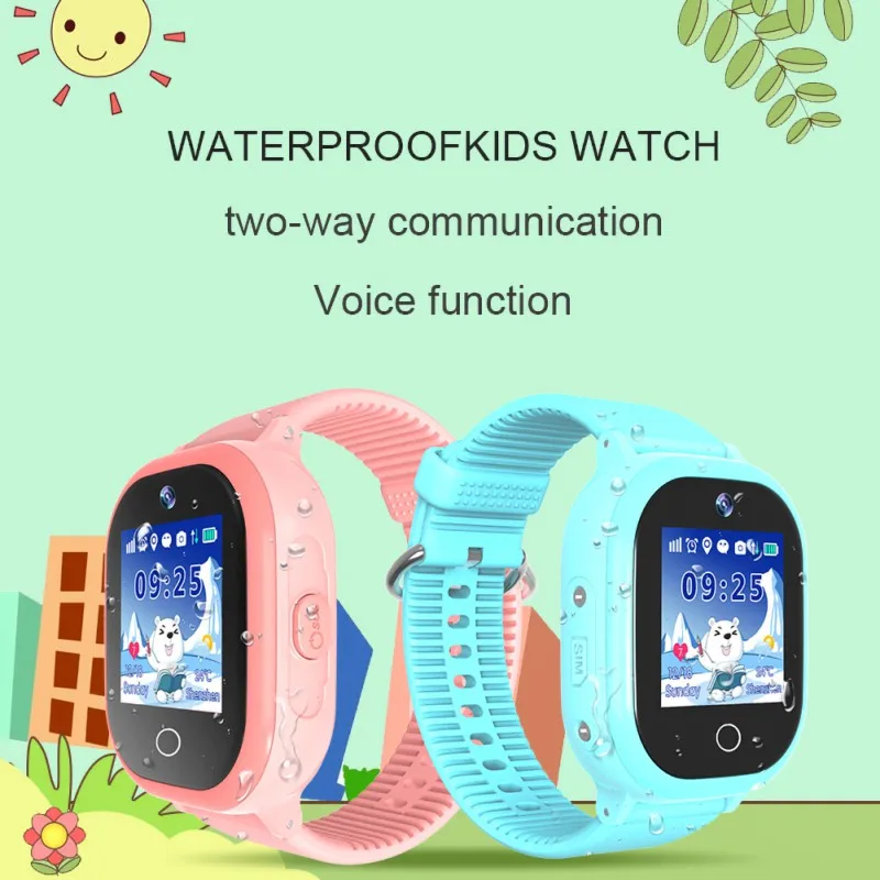 

GPS Tracker Smart Watch for Kids Waterproof 1HD Camera GPS LBS Tracker SOS Call Voice Chat SIM Card Children Smart Watch TD-06S