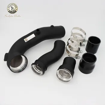 

Full Set Turbo Charge Pipe + Boost Pipe Cooling Kit For B*W N55 535i 640i F10 F12 F13