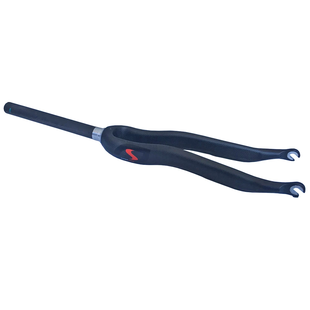 buy new arrival carbon road fork 1 1 8 bike forks bicycle parts v brake Bicycle Accessories 28.6mm superlight cycling parts