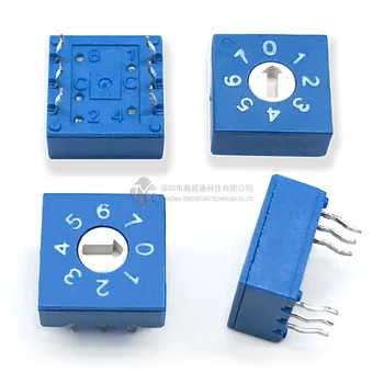 

0-7 rotary coding switch DIP switch 8-bit PCB coding switch 8421C positive code 3:3 switch