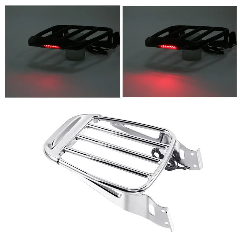 МОТОЦИКЛ Sissy бар багажная стойка спинка для Harley Street 500 XG500 Street 750 XG750 - Цвет: Chrome