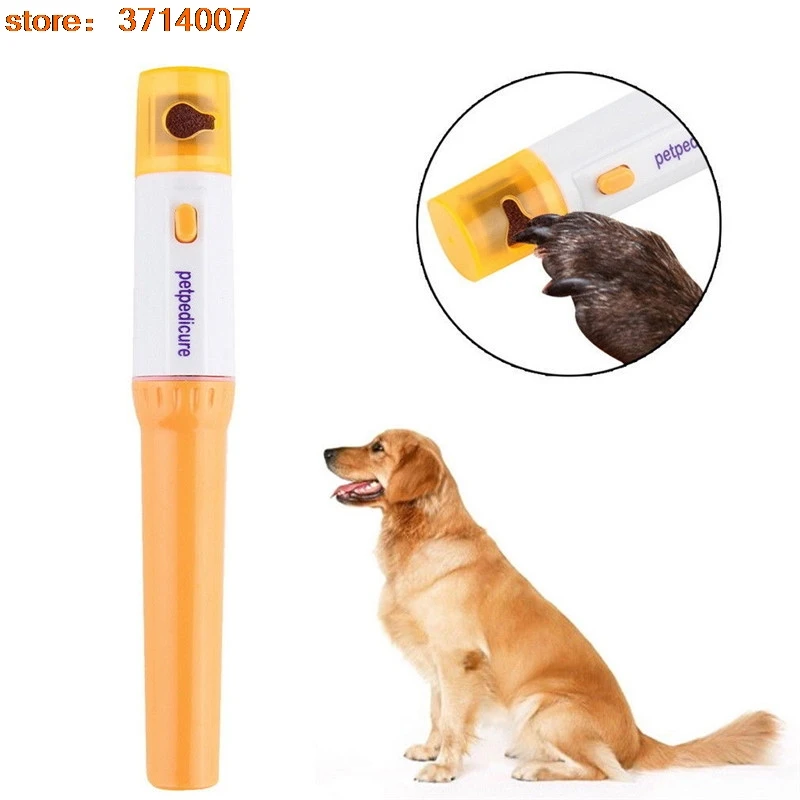

2020 Pet Nail Clipper Cats Dog Paw Nails Trimmer Electric Painless Dogs Nail Grinding File Kit Pet Dog Grinder Grooming Tool