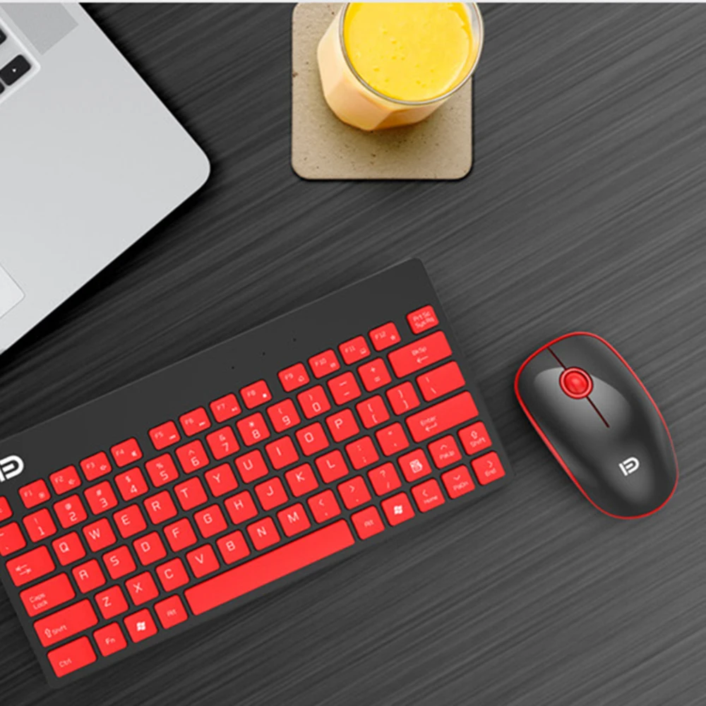 2.4G USB Wireless Colorful Keyboard And Mouse Ergonomic 1500 DPI Gaming keyboard Set For Desktop Laptop PC Computer Macbook