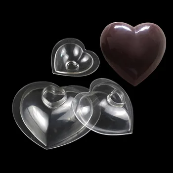 

3D Love Shape Polycarbonate chocolate Molds Valentine's Day Baking Chocolate Mould Candy Cake Decorating Pastry Tool