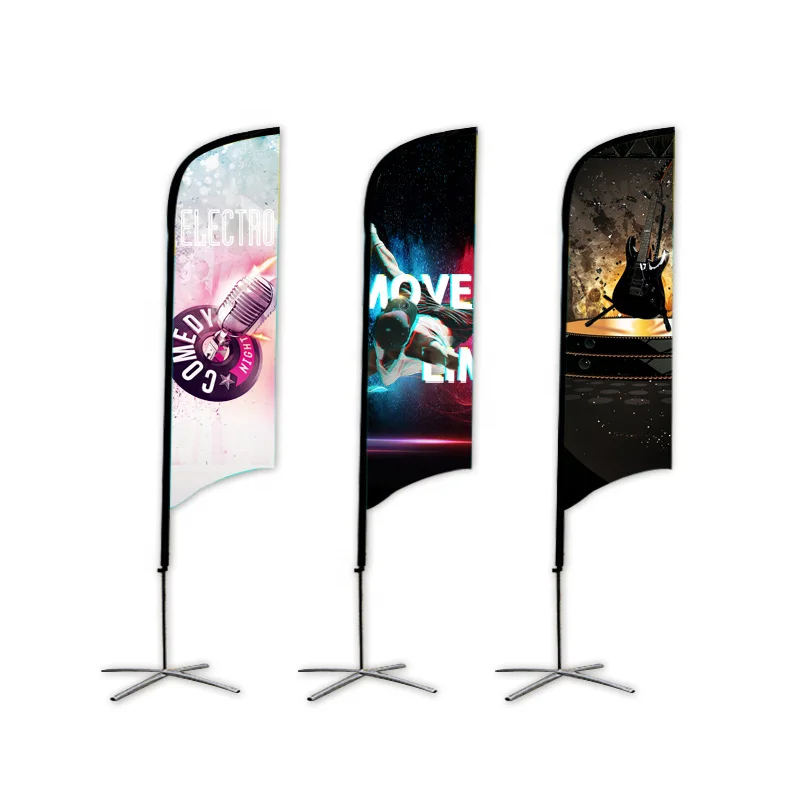 

Top Quality Custom Advertising teadrop Flag Banner For trade show