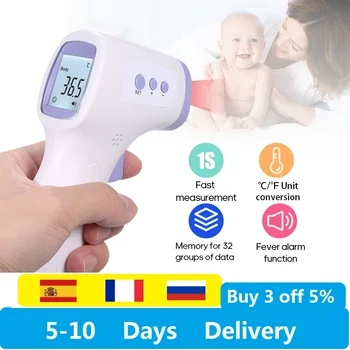 

Forehead Thermometer Non Contact Infrared Thermometer Body Temperature Fever Digital Measure Tool for Baby Adult