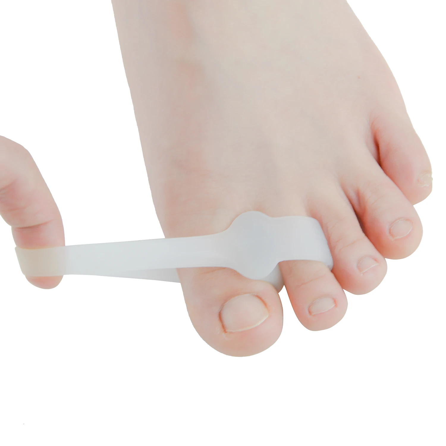 2Pcs 2 Hole Feet Foot Care Gel Toe Straighteners Separator Hallux Valgus Bunion Corrector Pain Relief Foot Massager C136 2Pcs 2 Hole Feet Foot Care Gel Toe Straighteners Separator Hallux Valgus Bunion Corrector Pain Relief Foot Massager C136