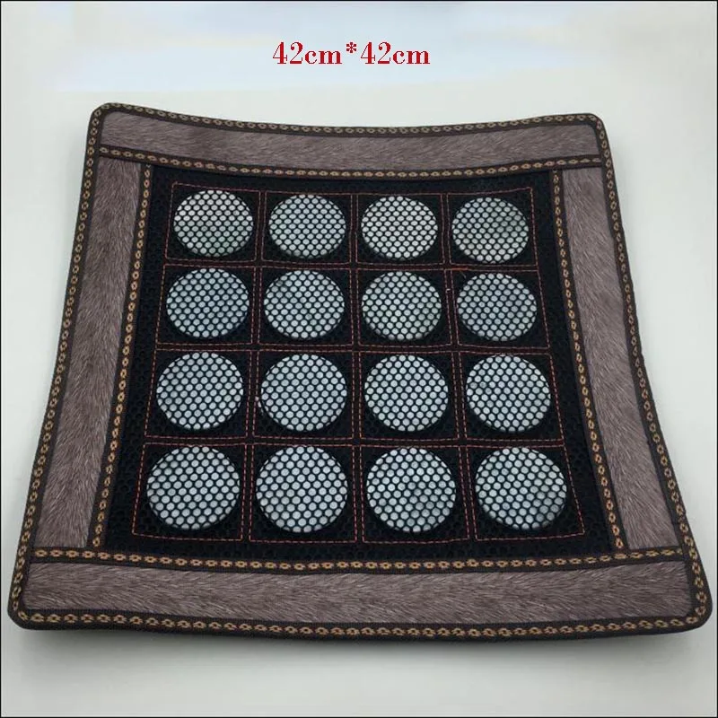 

Natural Xiuyan Jade Cushion Jade Cushion Xiuyu Mosaic Cushion Massage Health Anti-skid Cushion