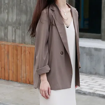

Women Blazers and Jackets Loose Spring and Autumn Summer Frivolous Small Suit Jacket Female Short Suit Casual Woman Coat