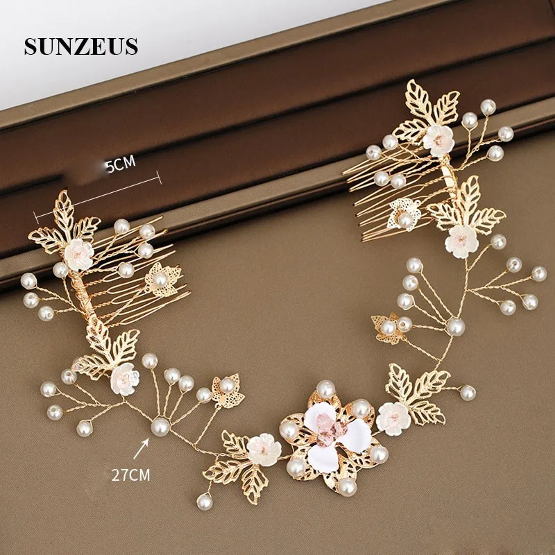 conew_gold wedding hair accessories  (1)