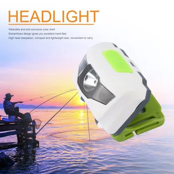 

ICOCO LED Head Torch Headlight Lamp Camping Induction Headlamp Battery Powered for Camping Hiking Fishing Outdoor